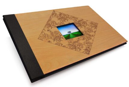 11x17 Lnd Hh Timber 3quarter Bound Laser Etch