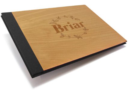 8.5x11 Lnd Hh Timber 3quater Bound Laser Etch