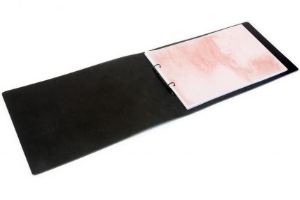 Black Leather Binder Inner