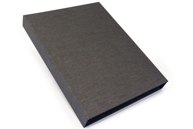 Dark Grey Cloth Presentation Box