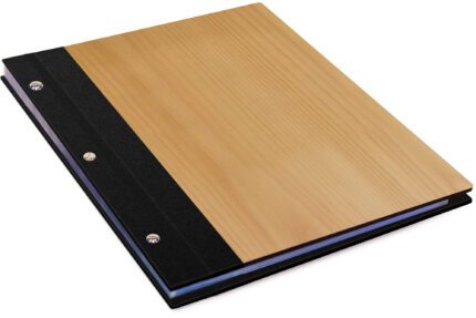 External Hinge Timber 8.5x11 Prt Plain 3quarter Bound