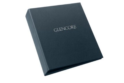 Fcp Binder A4 Prt Design Deboss Cover Metallic Silver Glencore