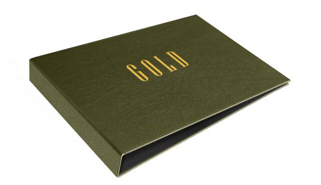 Leather Casebound Binder 11" x 17" Landscape Debossed