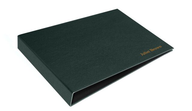 Fcp Casebound A3 Lnd Dark Green Deboss Lettere Press Black