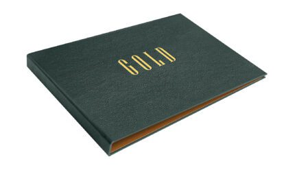 Fcp Casebound A4 8x11lnd Drakgreen Deboss Gold