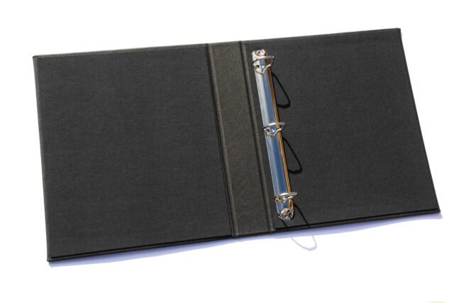 Inner View - Black Leather & Black Cloth