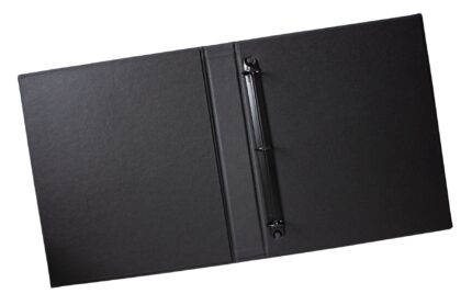 Inner View - Black Leather & Black Cloth