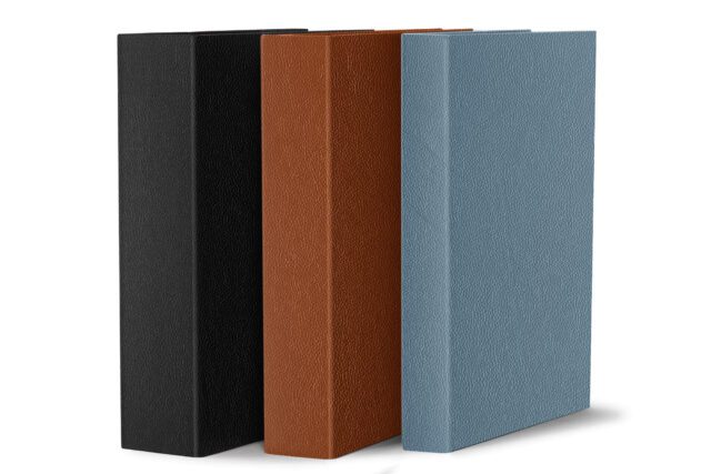 Leather Casebound Binder 11" x 17" Landscape Debossed - Image 3