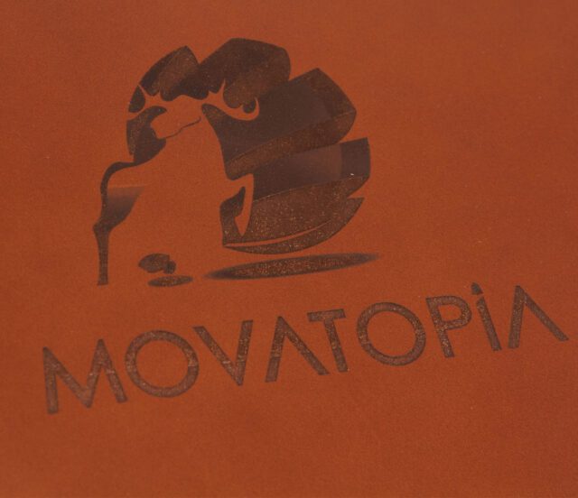 Fcp Movatopia Leather Binder A4 Prt Laser Etch Closeup