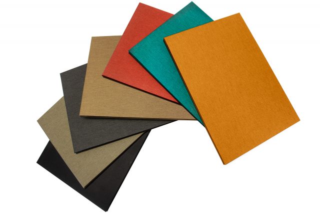 Cloth Screwpost Portfolio available Colours: Black - Light Grey - Dark Grey - Light Brown - Red Peach - Aqua - Golden Tan