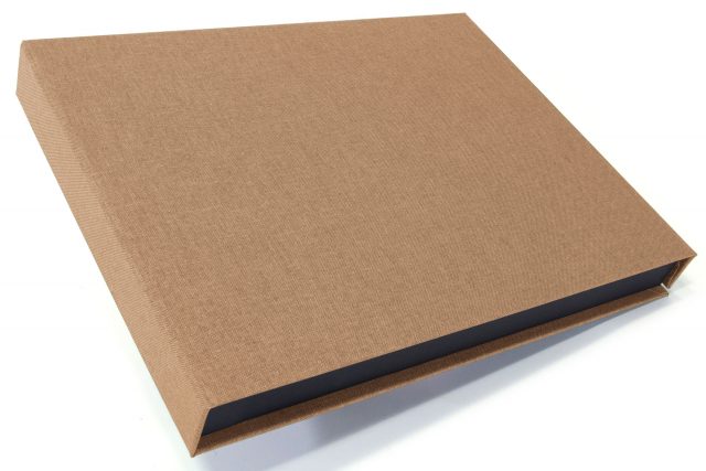 Light Brown Cloth Presentation Box
