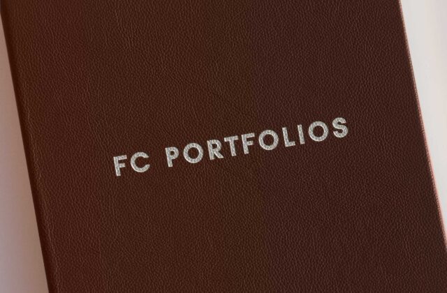 Leather Casebound Binder 11" x 17" Landscape Debossed - Image 8