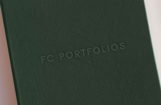Leather Casebound Binder 11" x 17" Landscape Debossed - Image 10