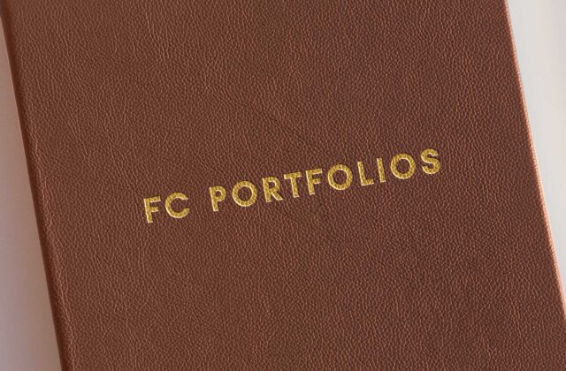 Leather Casebound Binder 11" x 17" Landscape Debossed - Image 7