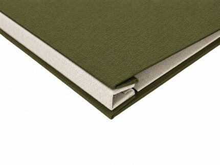 Leather Casebound Screwpost Portfolio Spine View