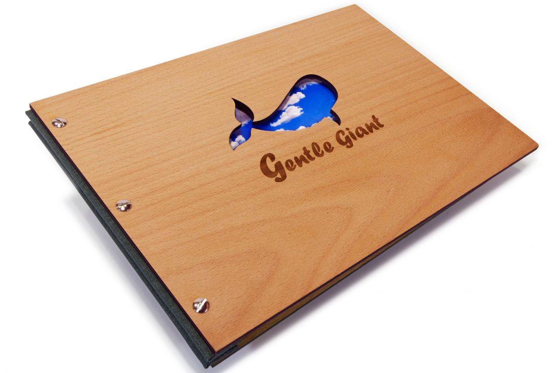 Timber Portfolio A4 Landscape Laser Etching & Cutting Design Online