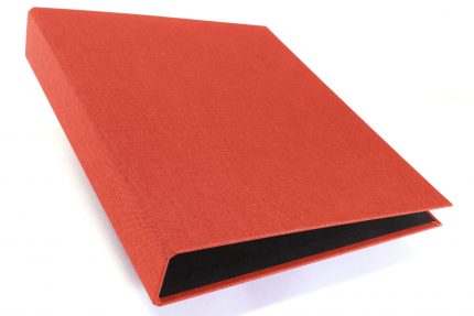 Red Peach Cloth Binder