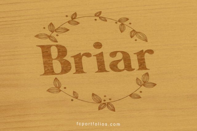 Timber Laser Etch Cut Samples Briar