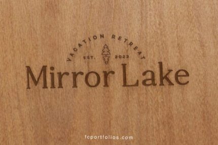 Timber Laser Etch Cut Samples Mirror Lake